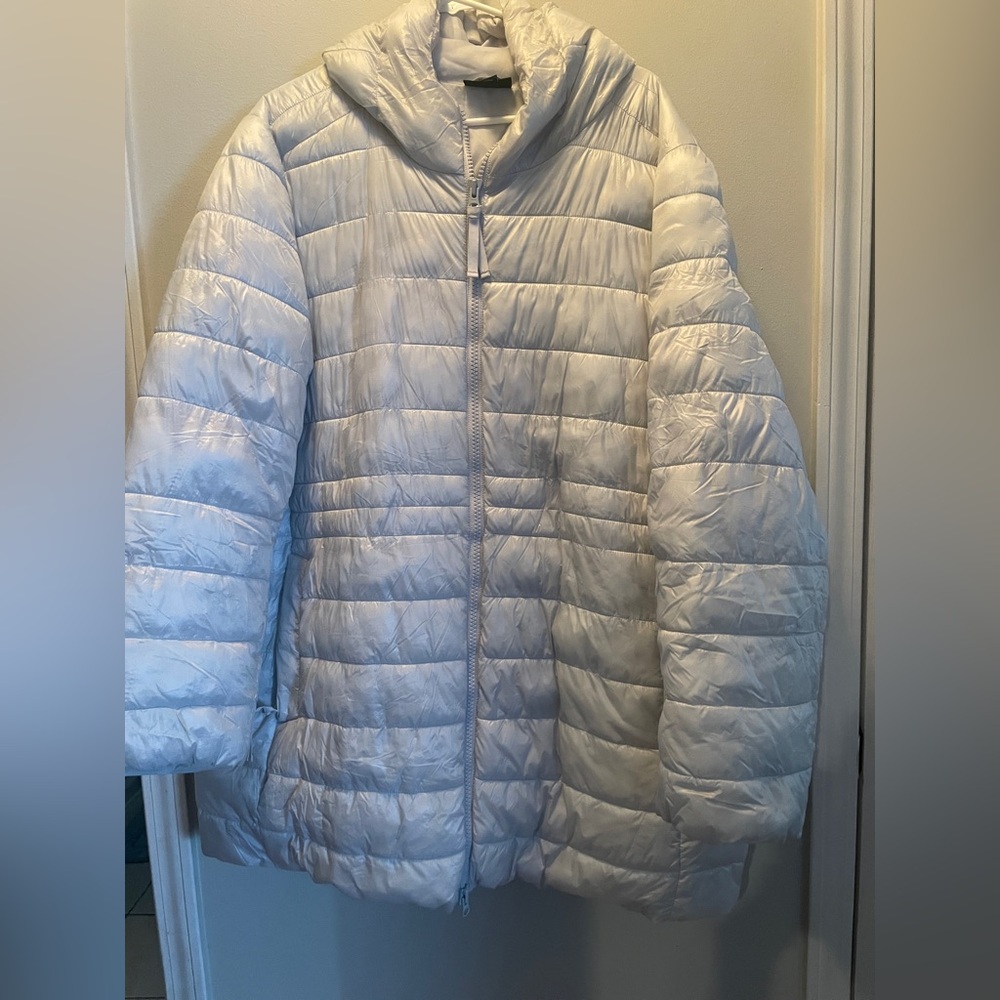 Swiss Tech White Puffer Jacket 3X